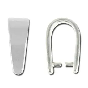 10mm Sterling Silver Pinch Bail