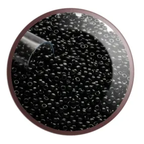11/0 TR-49  Jet Black Opaque 10g/30g Round Toho | Beading Supply