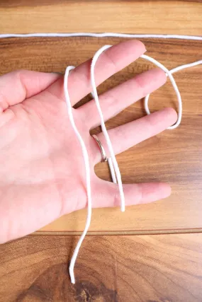 20YDS Round Elastic Rope For Face Masks; 2.5mm