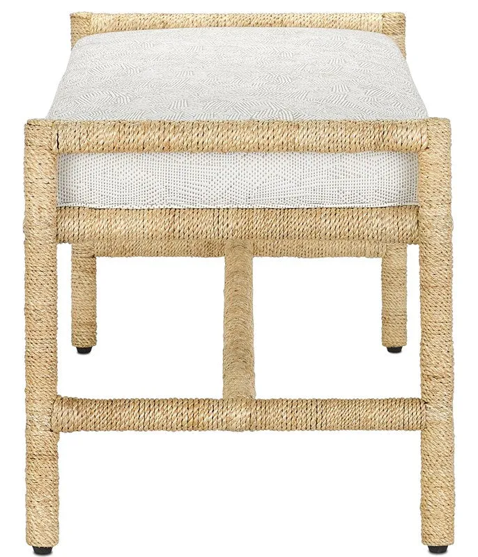 Abaca Rope Cushioned Bench