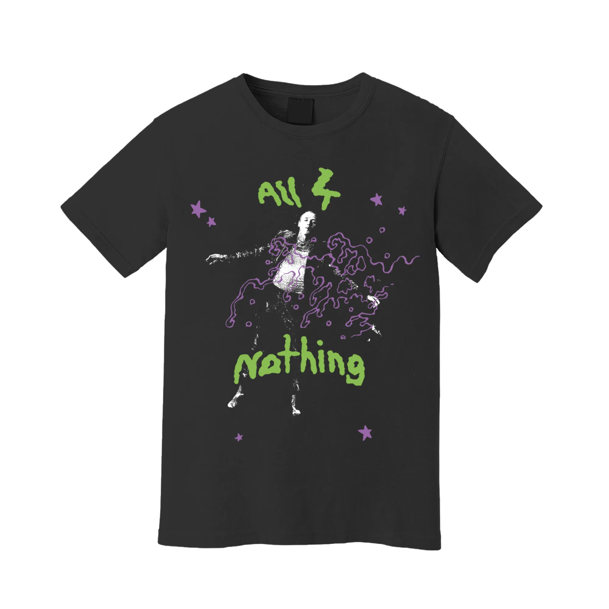 All 4 Nothing / Black T-Shirt & Vinyl LP Bundle