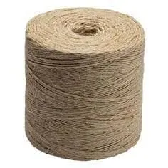Big spool of natural sisal rope for handicraft making