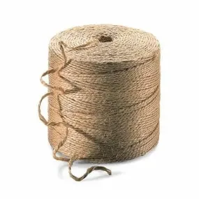 Big spool of natural sisal rope for handicraft making