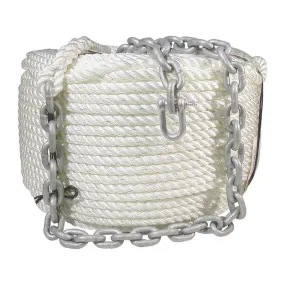 BLA Nylon Anchor Rope & Chain - Galvanised - 10mm Rope