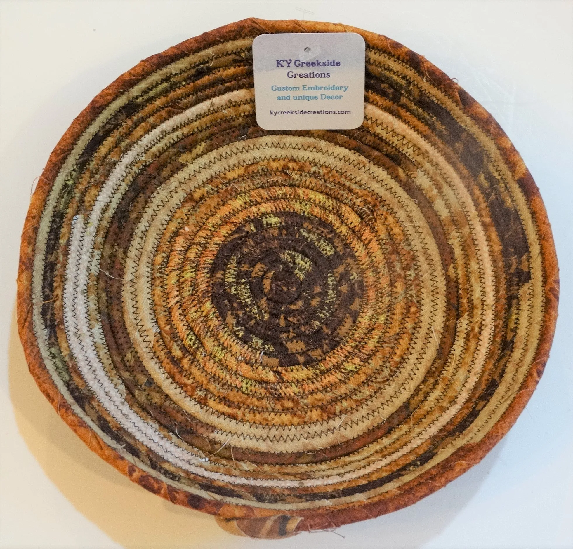 Brown, Tan, Gold Tray