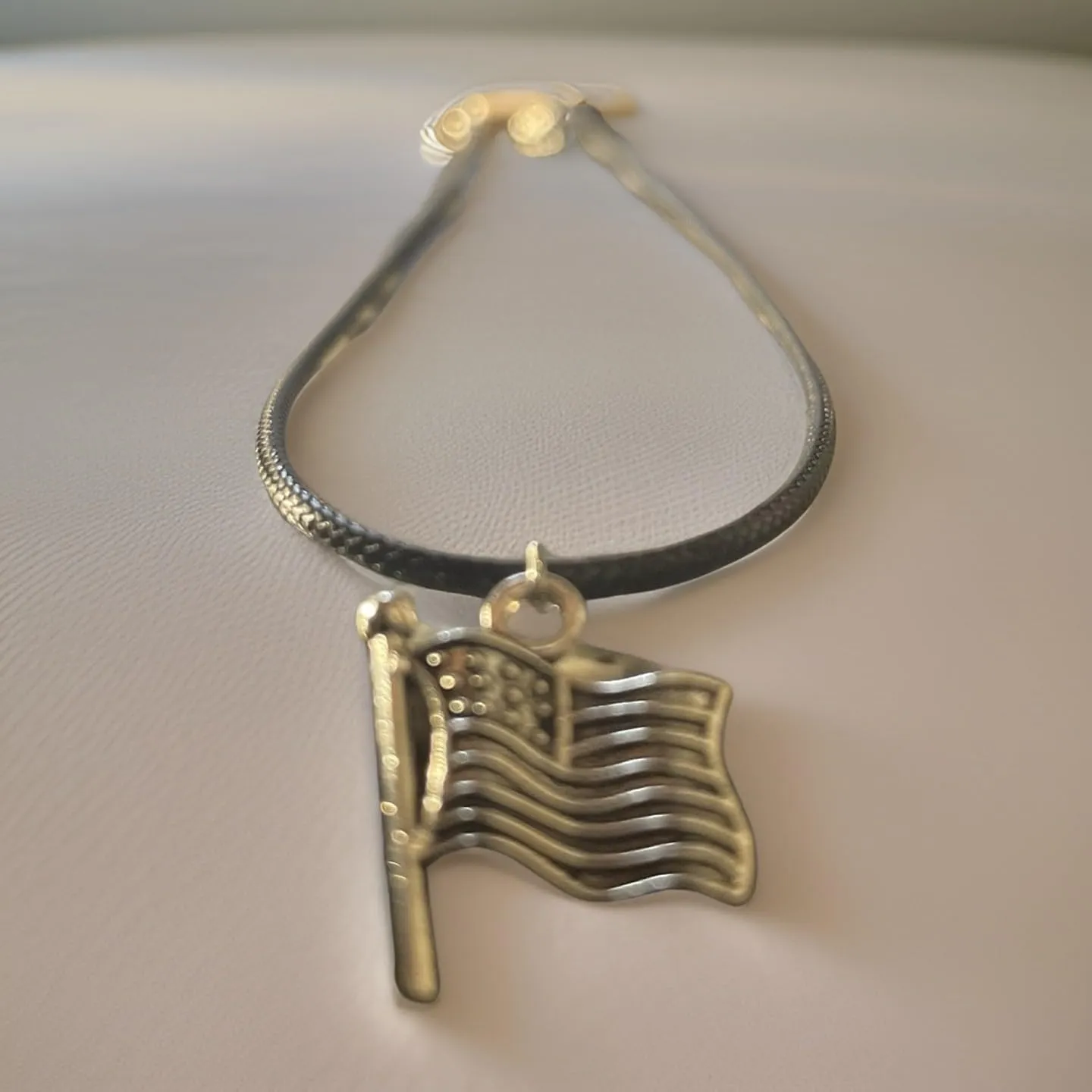 charm necklace pendant, handmade, encouragement jewelry for family, friends, couples, adjustable (Silver, Charms10) unisex gift, black leather rope