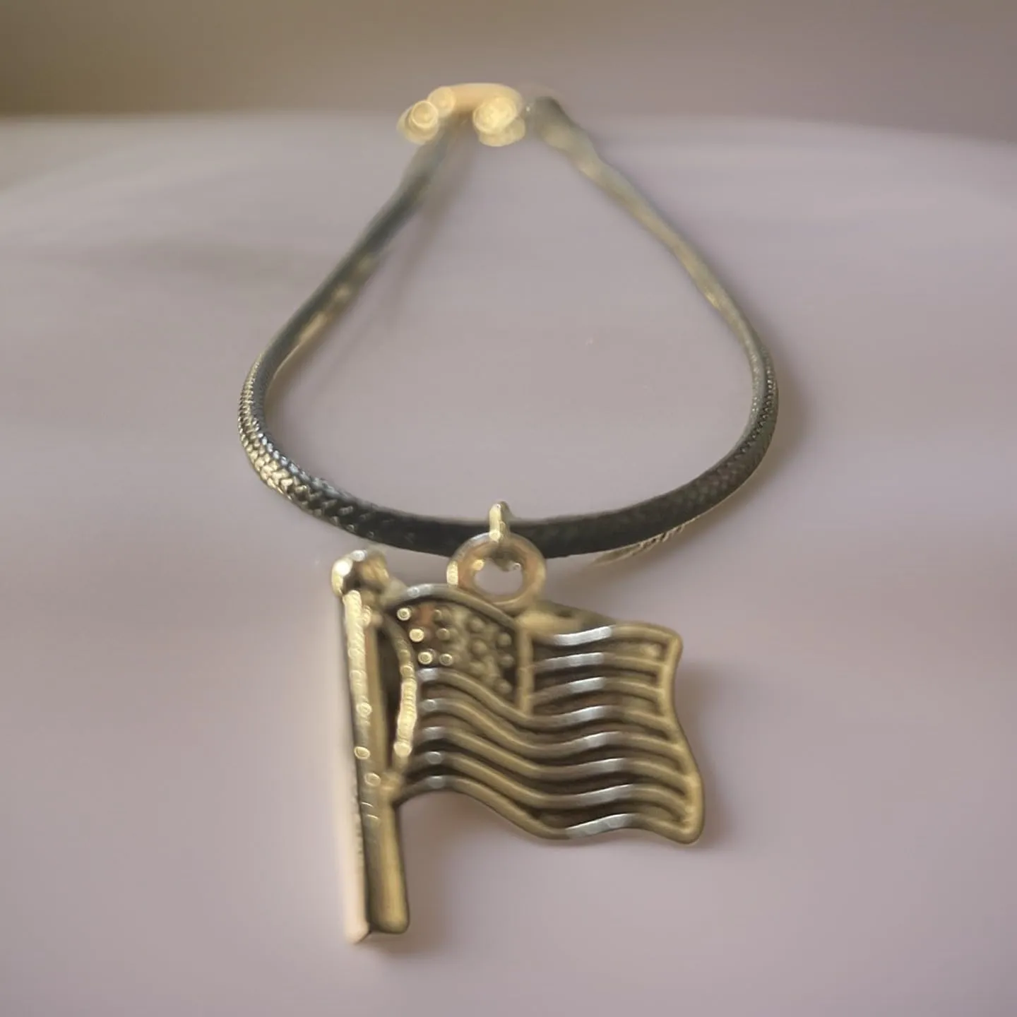 charm necklace pendant, handmade, encouragement jewelry for family, friends, couples, adjustable (Silver, Charms10) unisex gift, black leather rope
