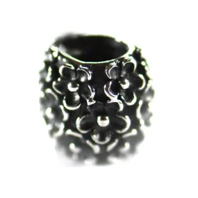 Cherry blossoms silver beads