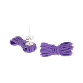Climbing Gear Gift Ideas Coiled Rock Climbing Rope Earrings. Climbing Mountain Equipment. Dangle Rope Studs Gifts for Outdoor Climbers, Gear