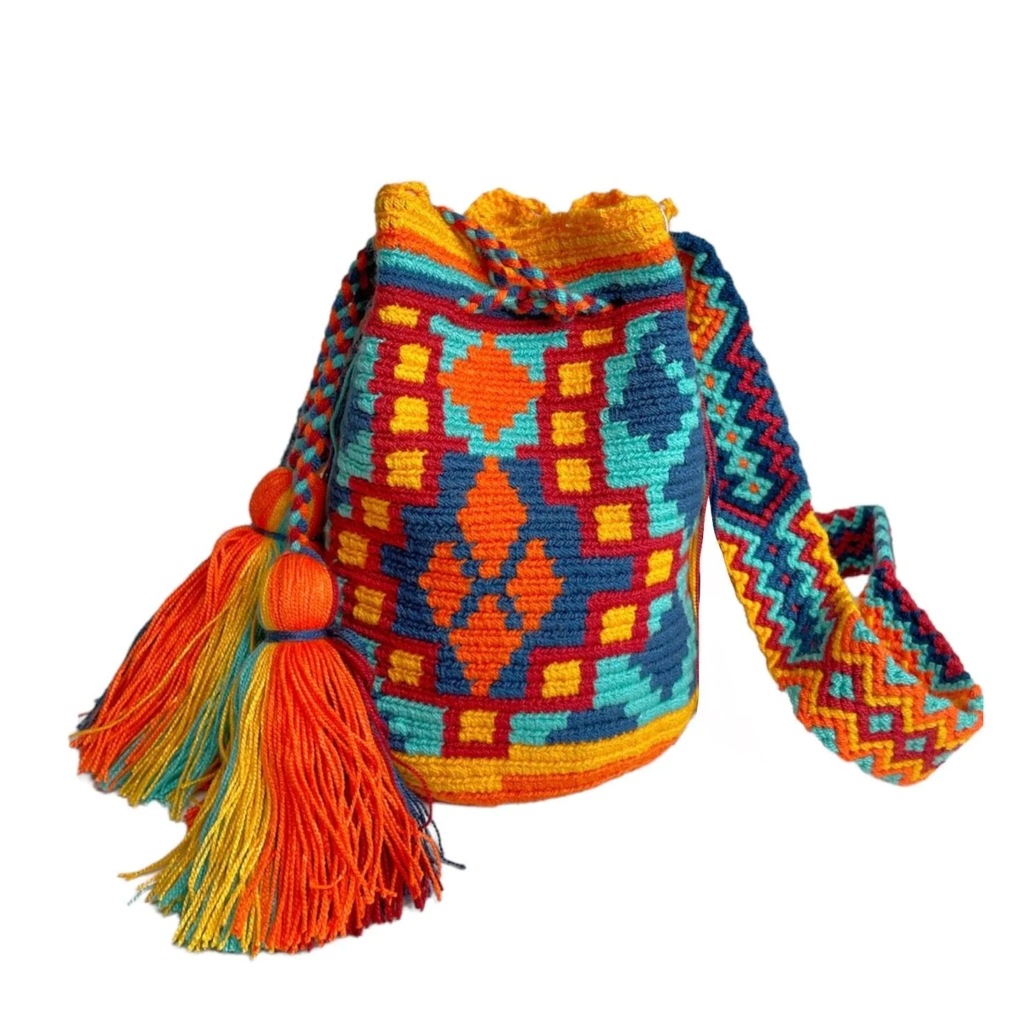 Desert Sunset Medium Crochet Bags