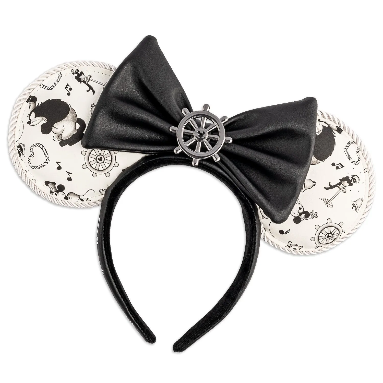 Stylish Steamboat Willie Minnie Mouse Ears Headband by Disney