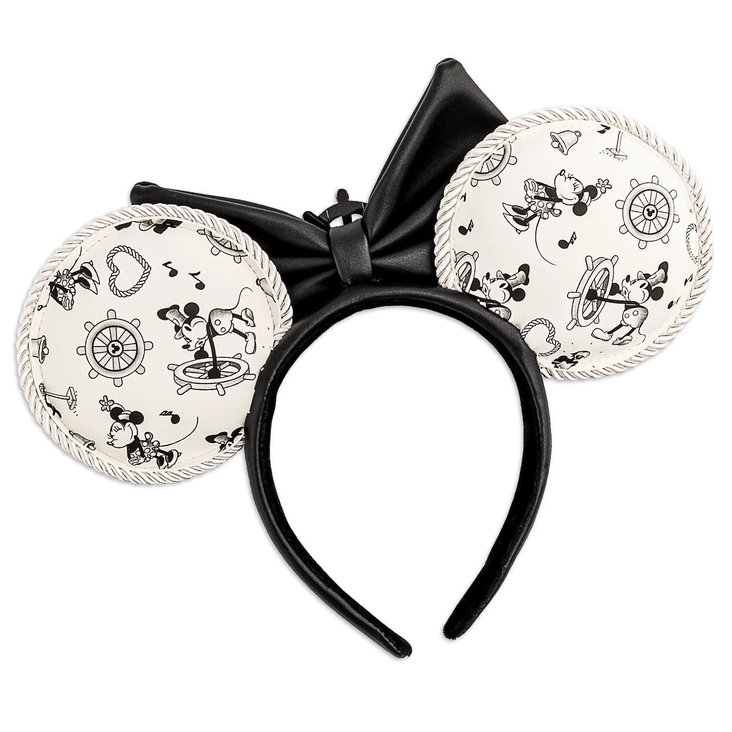Stylish Steamboat Willie Minnie Mouse Ears Headband by Disney