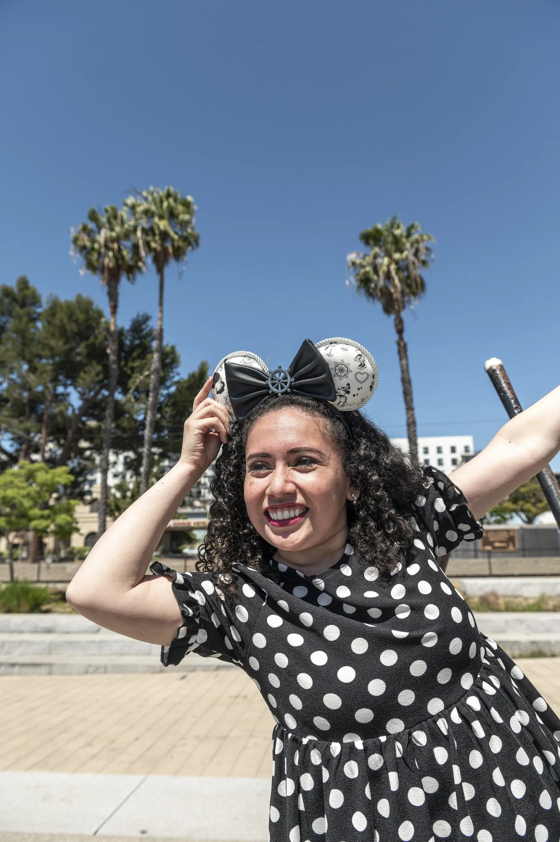 Stylish Steamboat Willie Minnie Mouse Ears Headband by Disney