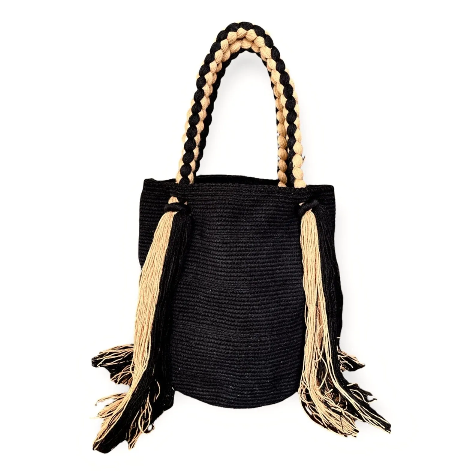 Endless Summer Tote Bags | Long Tassels Beach Tote - M