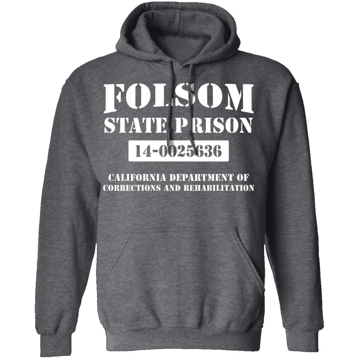 Vintage-Inspired Folsom State Prison Graphic T-Shirt