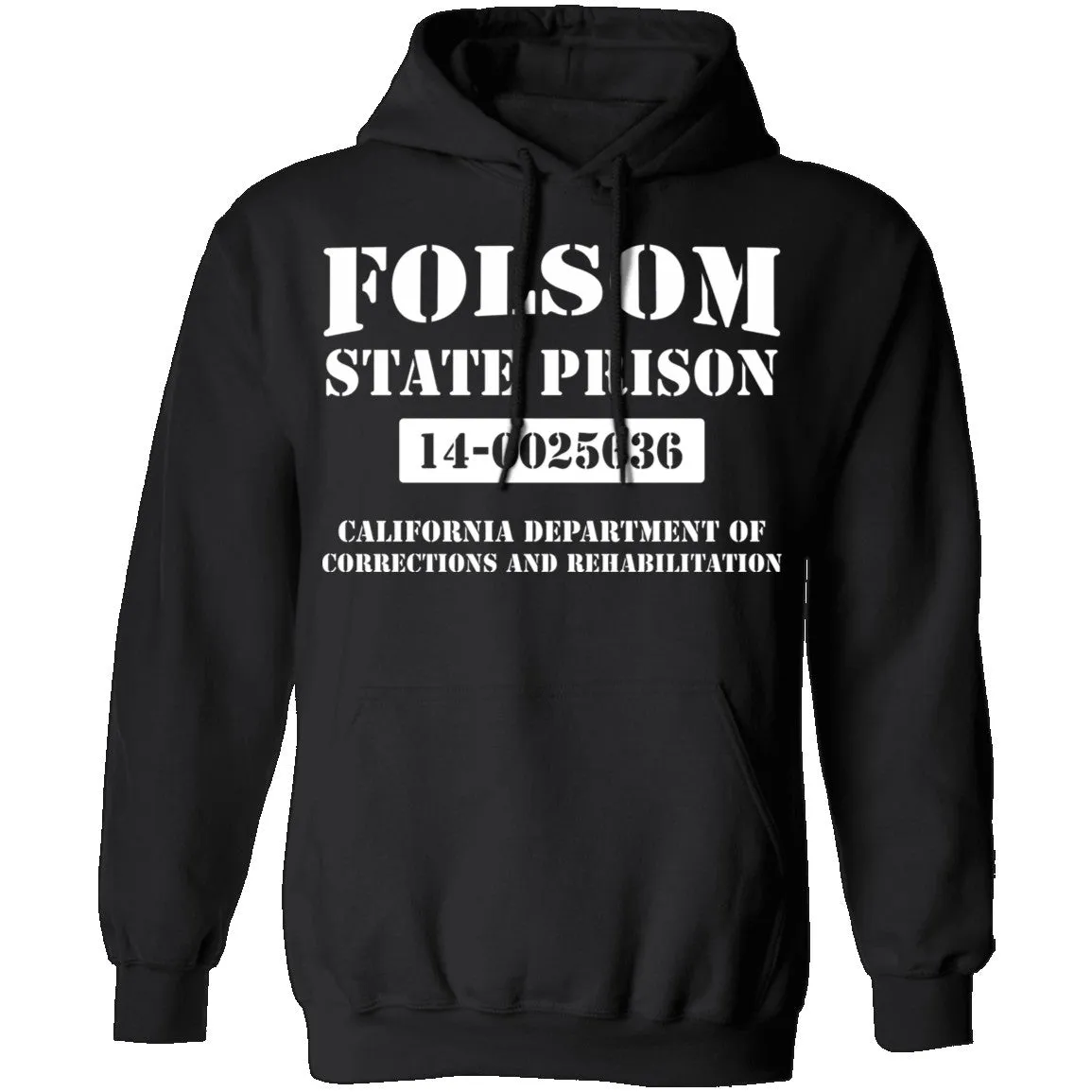 Vintage-Inspired Folsom State Prison Graphic T-Shirt
