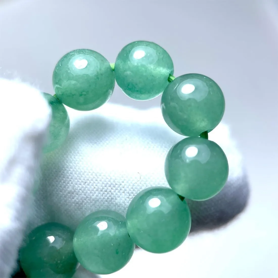 HAIXIAN Unisex Natural Gemstone Bracelet, Elastic Adjustable Quartz Crystal Gemstone Bracelet Jewelry for Men Women
