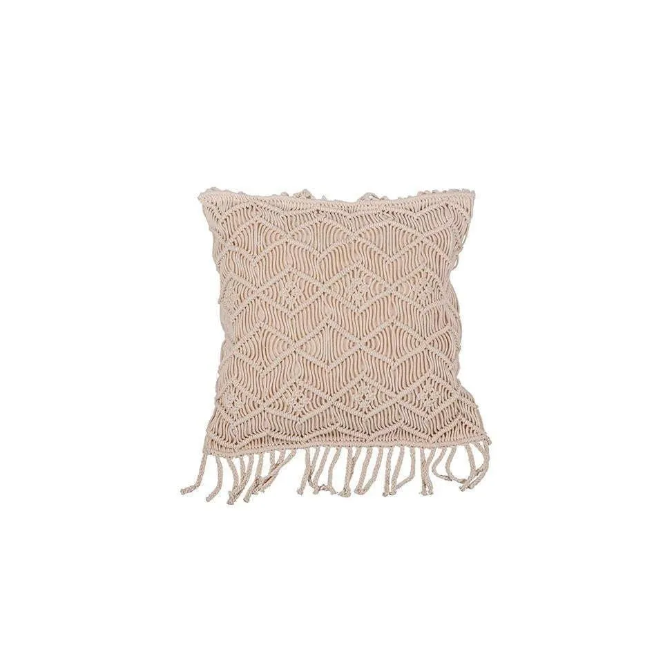 Handmade Macrame Cushion Cover - Set of 2