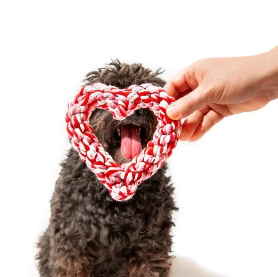 Heart 100% Cotton Rope Toy