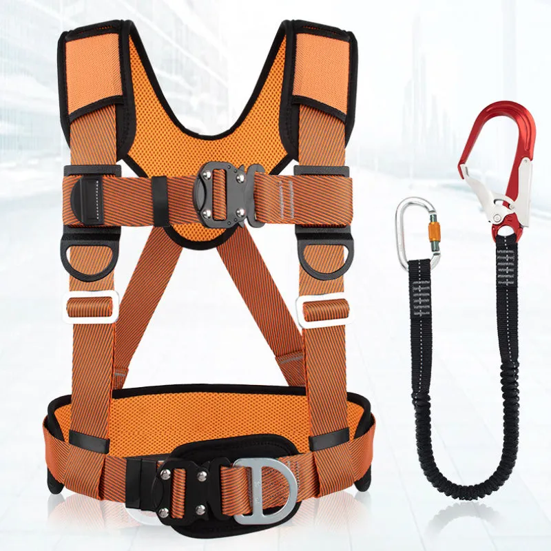 High-altitude Construction Work Half Body Anti-fall Safety Belt Set