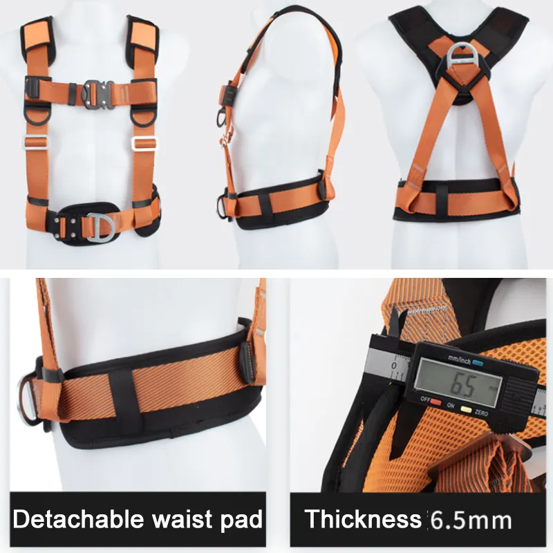 High-altitude Construction Work Half Body Anti-fall Safety Belt Set