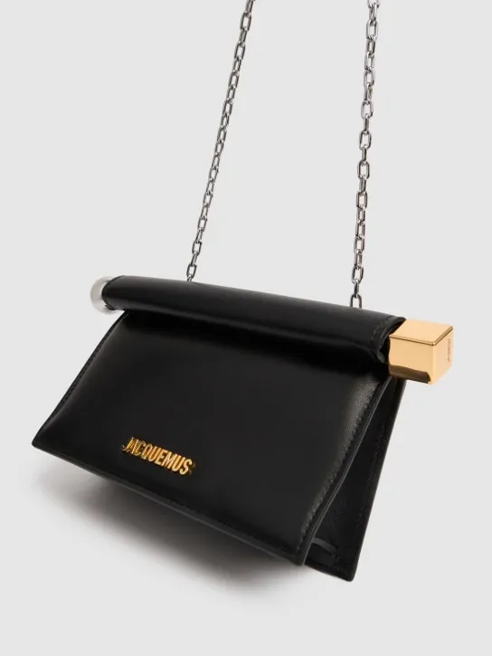 Jacquemus   La Petite Pochette Rond leather clutch 