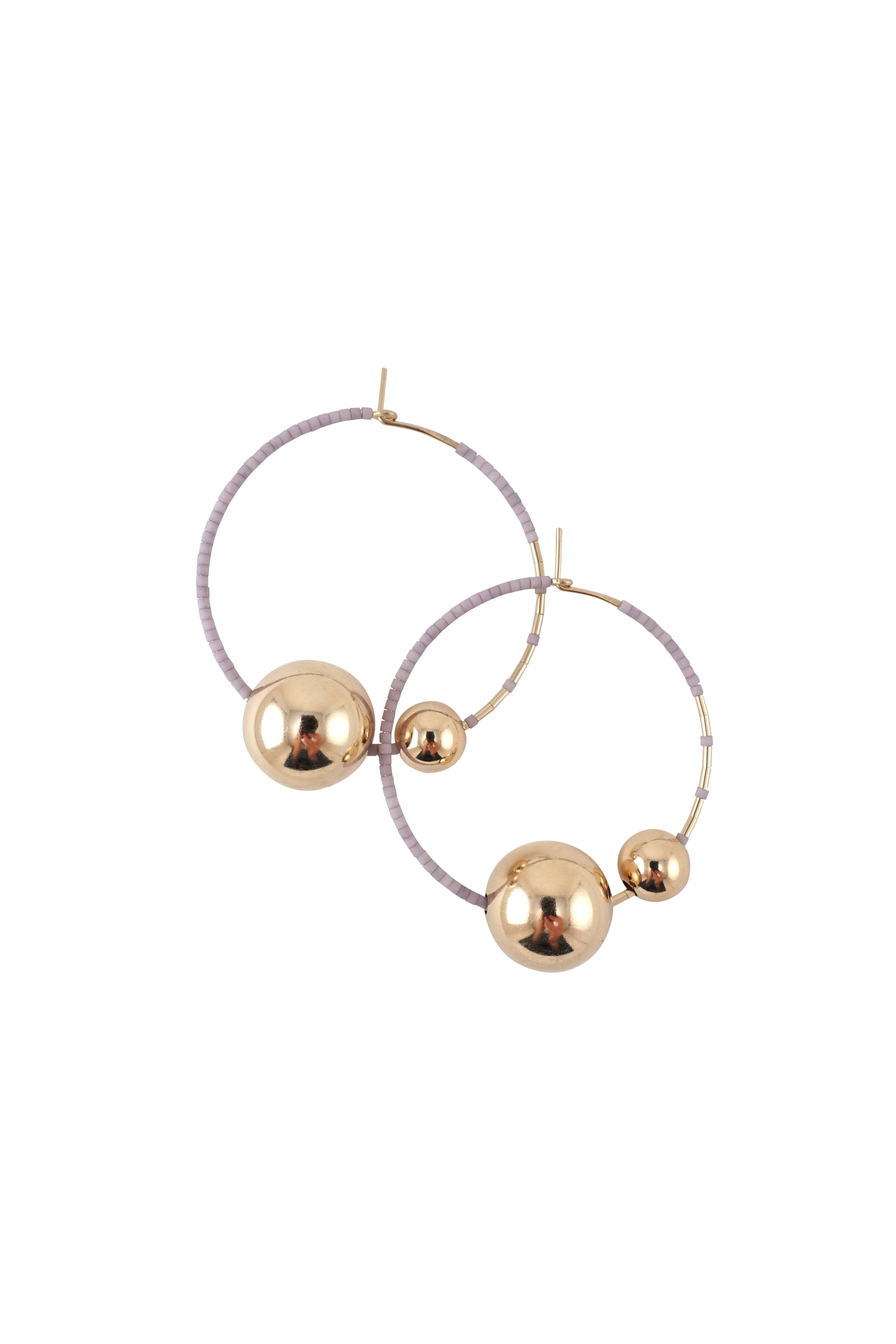 Kari Earrings, Wisteria