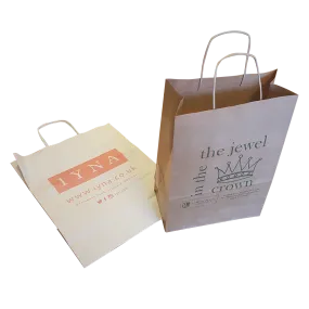 Large 16" x 12" Twist Paper Bags