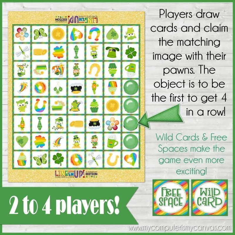 LINE 'Em UP! {St. Patrick's Day} PRINTABLE Game