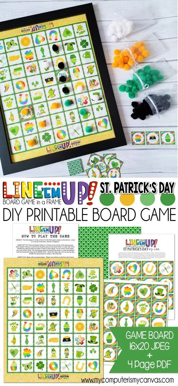 LINE 'Em UP! {St. Patrick's Day} PRINTABLE Game