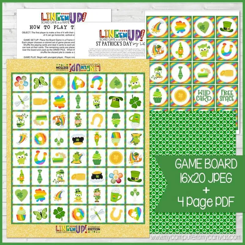 LINE 'Em UP! {St. Patrick's Day} PRINTABLE Game