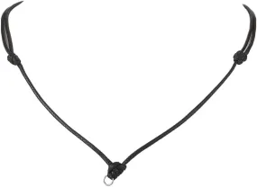 LiQunSweet 50 pcs Black Color Adjustable Wax Nylon Necklaces Cord Semi Finished Braided Rope for DIY Necklaces Jewelry Crafts Making Decoration Supplies