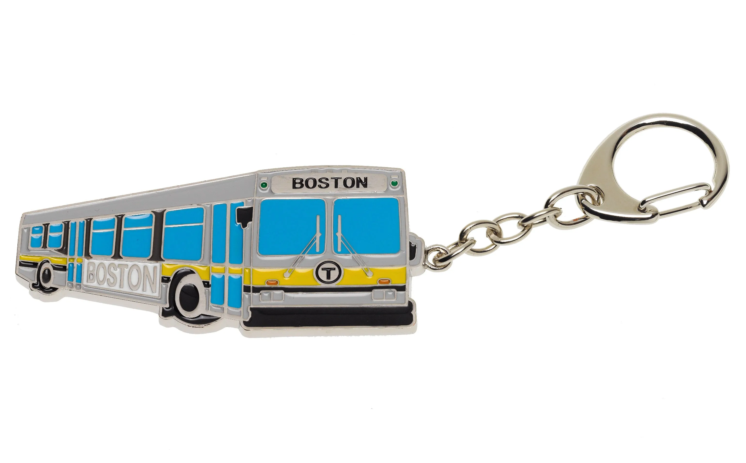 MBTA Bus Key Chain