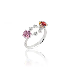 Mini Gems Ring [Unicorn/Pink gems]