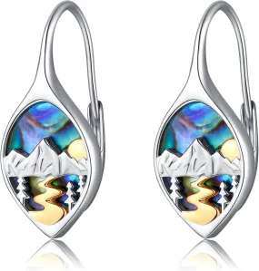 Mountain Earrings Sterling Silver Mountain Earrings for Women Mountain Jewelry Gifts for Women