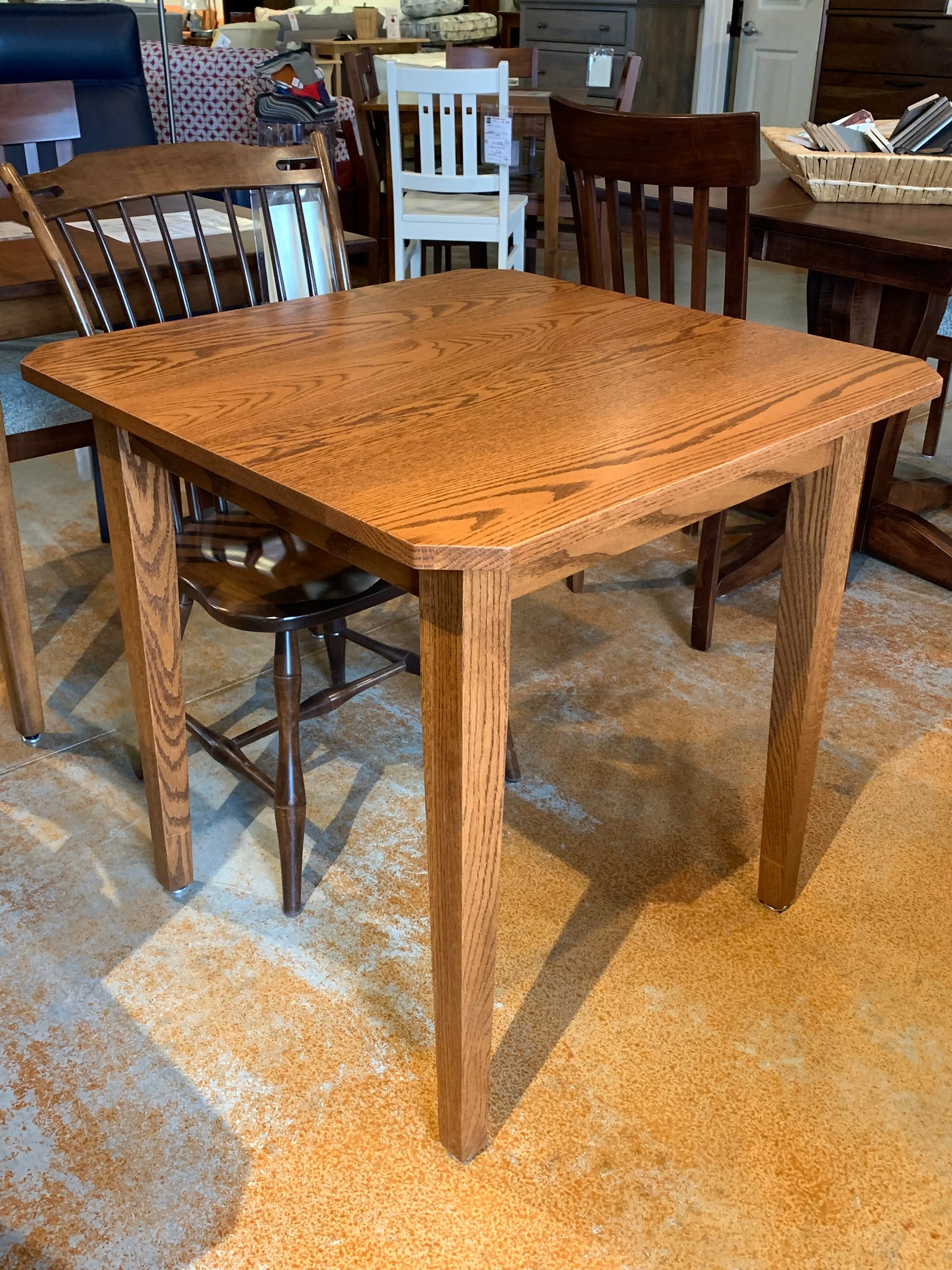 Oak Dining Table 30" x 30" x 30" - Showroom Model Dining Table