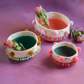 Pom Pom Basket