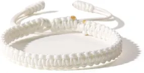 tenghong2021 Handmade Rope String Hand-Knitted Bracelet for Women Tibetan Buddhist Woven Lucky Cotton Bracelet Adjustable Knitted String Rope Braided Adjustable Bracelet for Men Gifts Jewelry