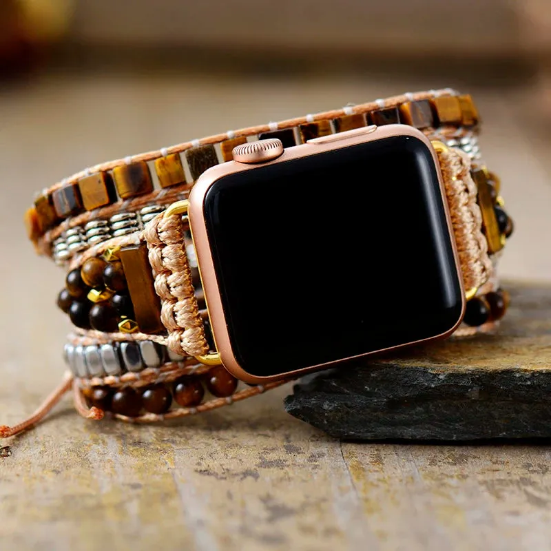 Tiger Eye Apple Watch Band