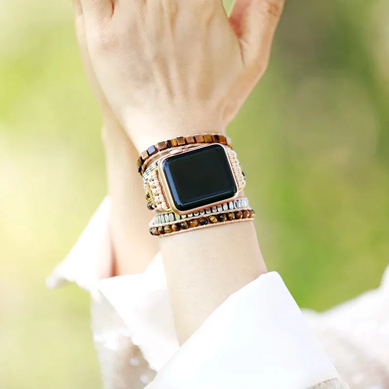 Tiger Eye Apple Watch Band