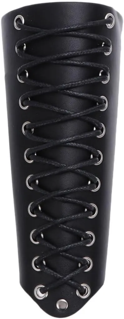 Waterproof Punk Style Wrist Band Rope Crafted Leather Comfortable Fit for Workout