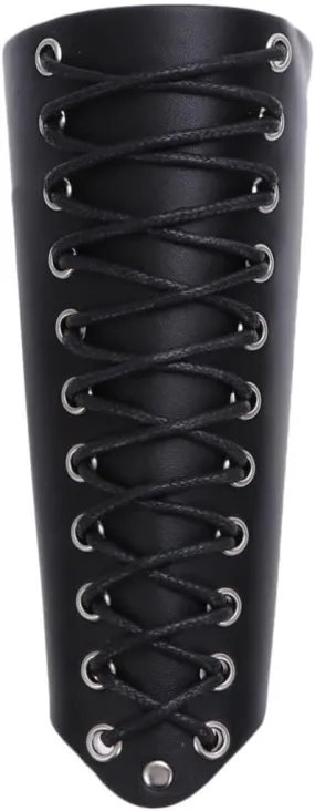 Waterproof Punk Style Wrist Band Rope Crafted Leather Comfortable Fit for Workout